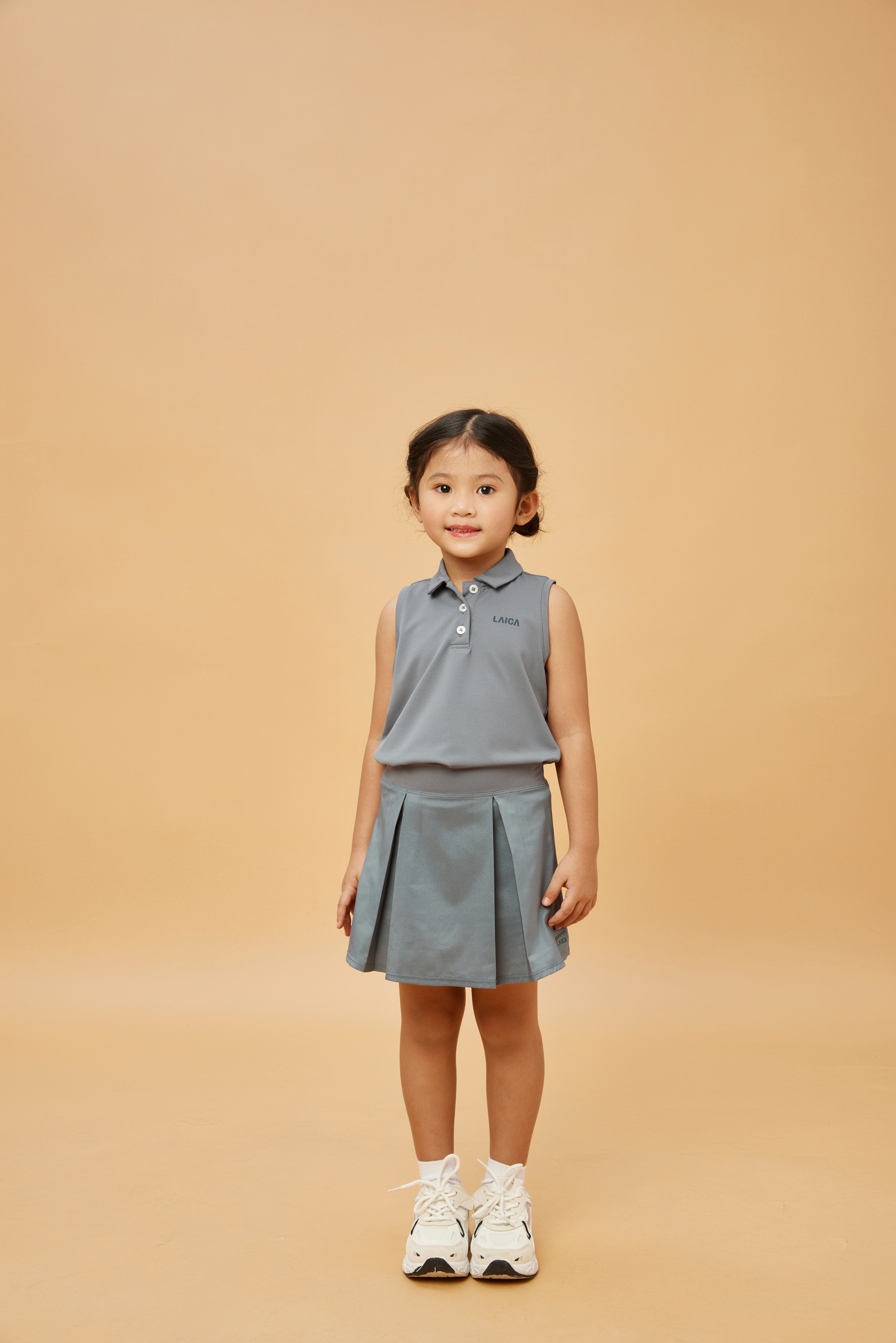 LAICA Court Skirt Kids - Steel Blue