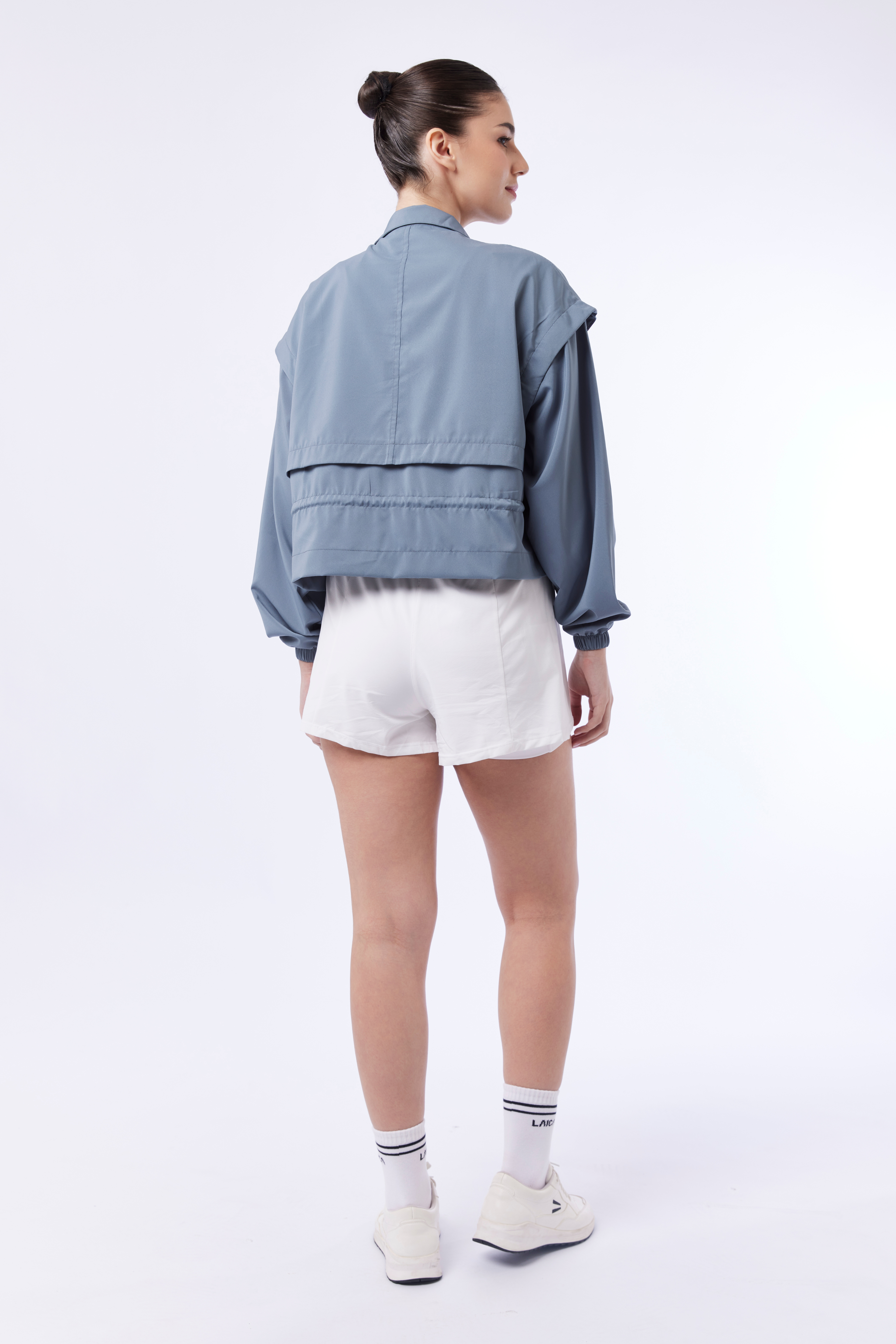 LAICA COURT JACKET - STEEL BLUE