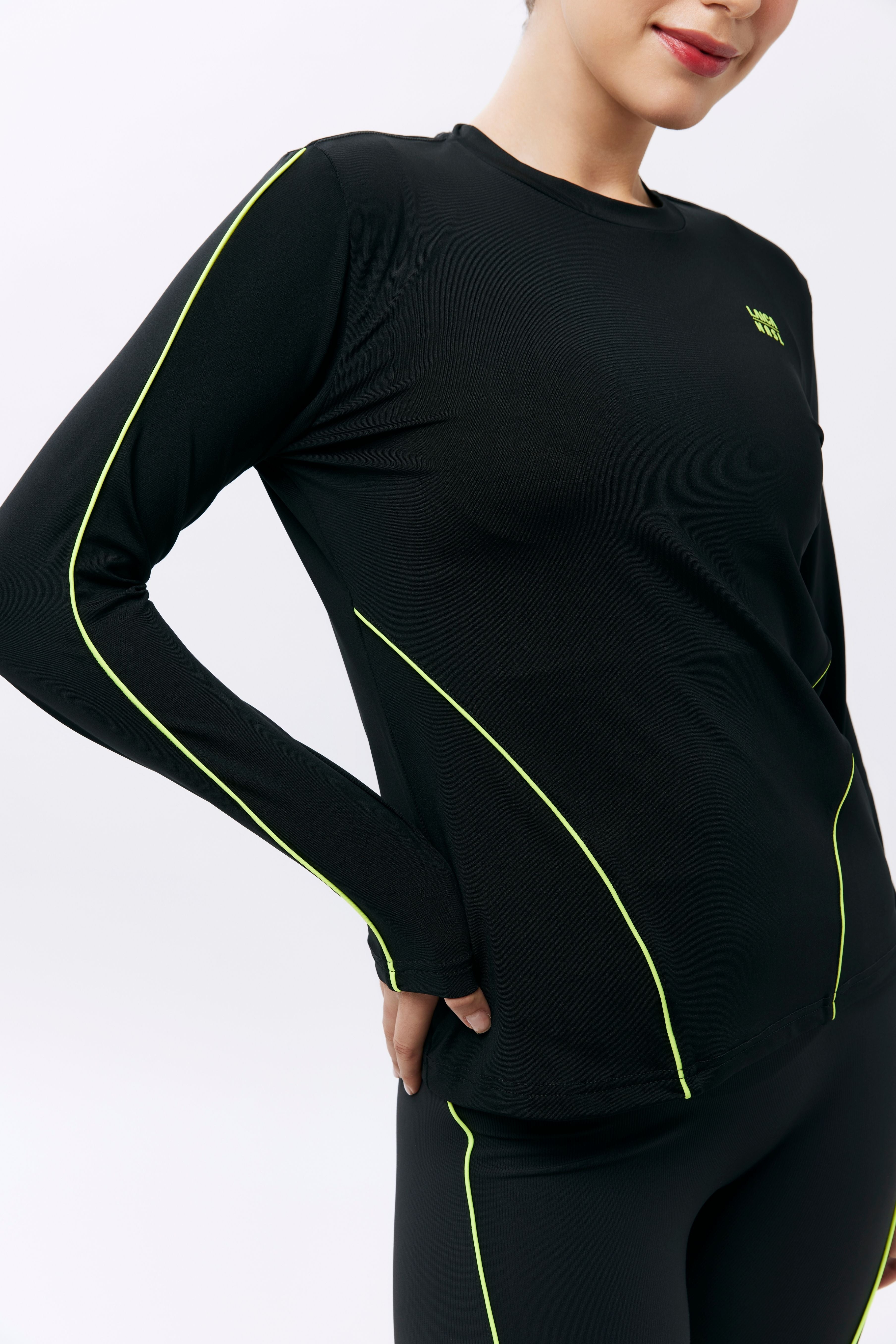 LAICA X NASL LONG SLEEVE TOP - ONYX