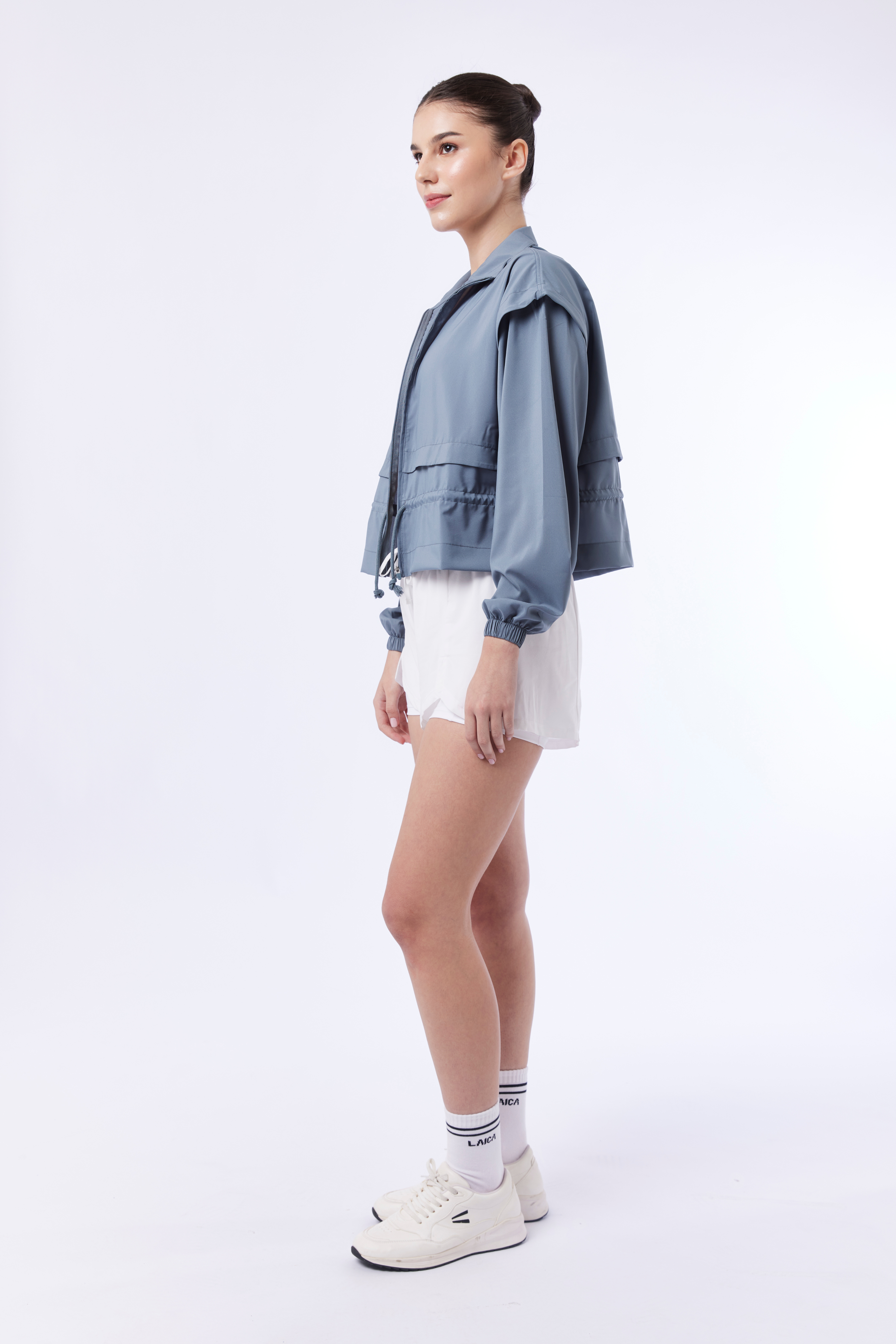 LAICA COURT JACKET - STEEL BLUE