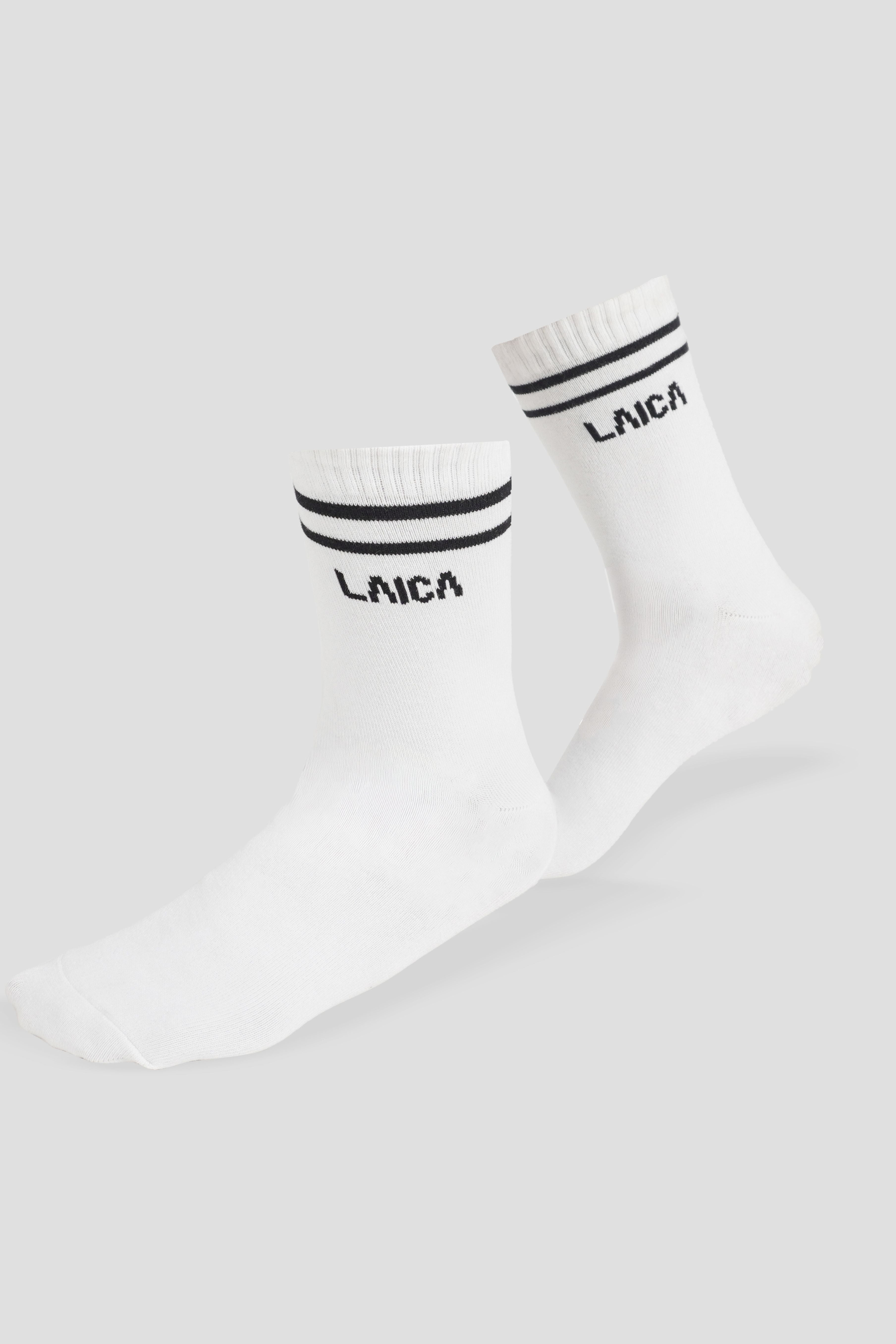 LAICA STRIPES SOCKS - ONYX