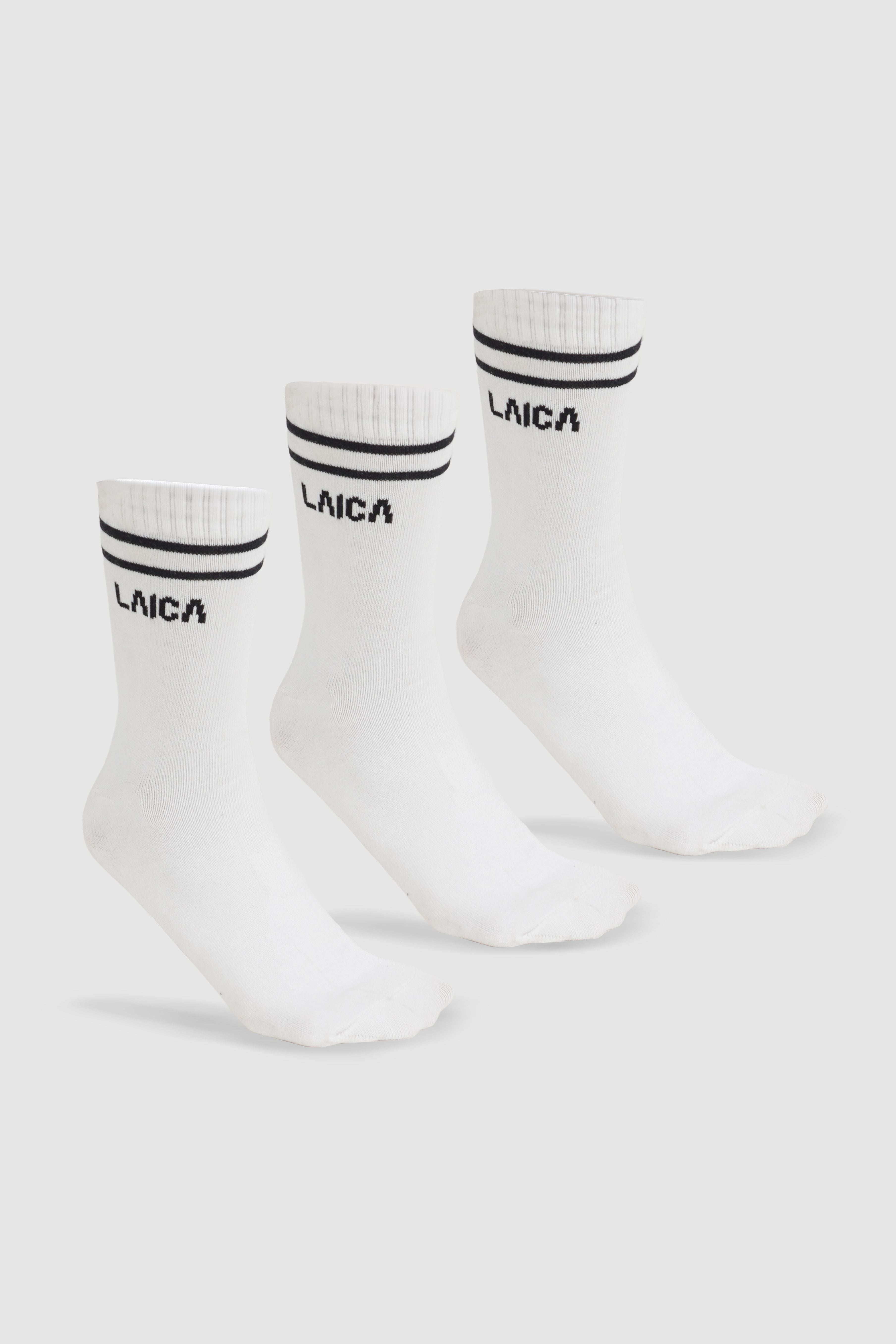 LAICA STRIPES SOCKS - ONYX