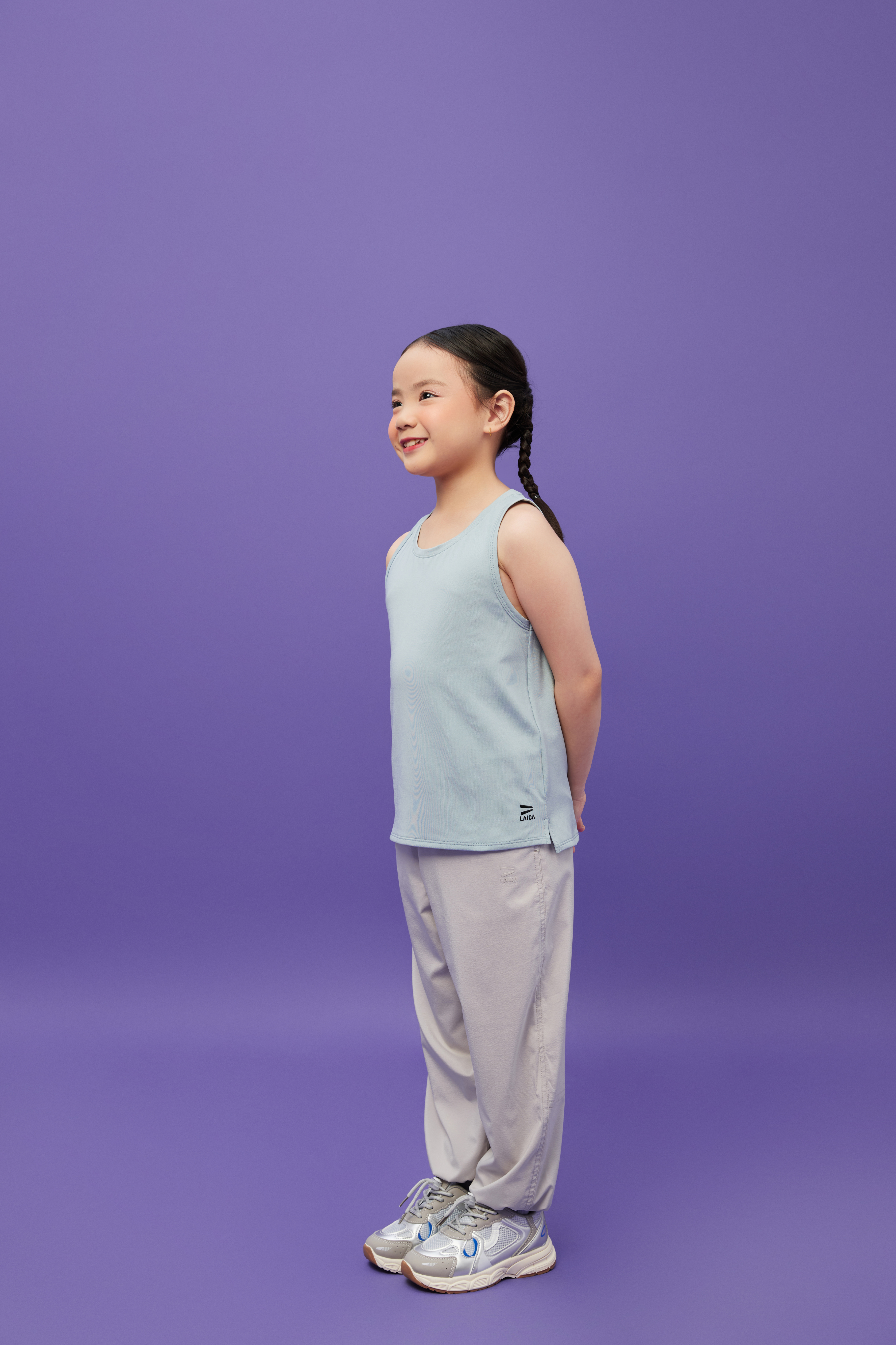 LAICA Tanktop Kids - Silver Blue