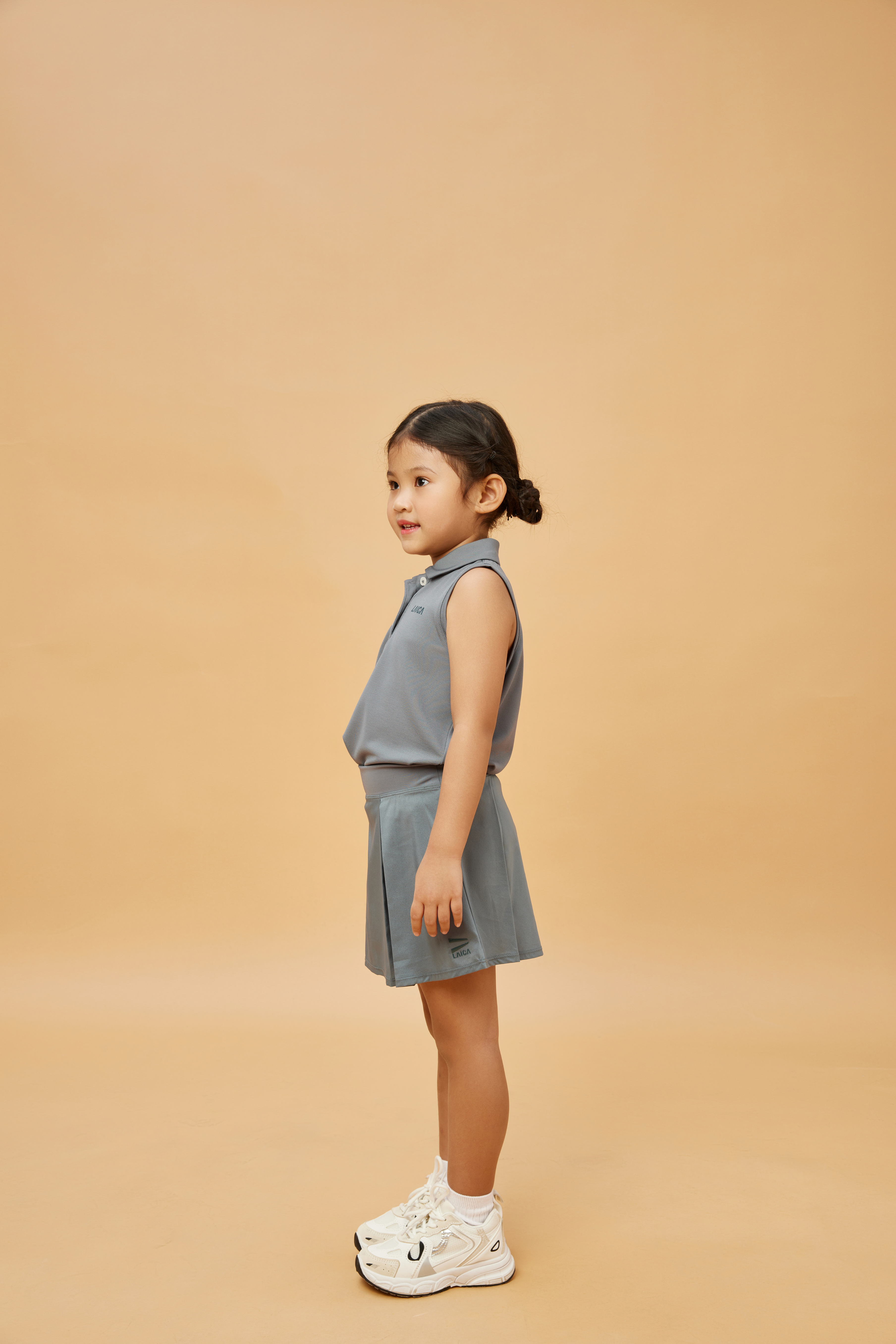 LAICA Court Skirt Kids - Steel Blue