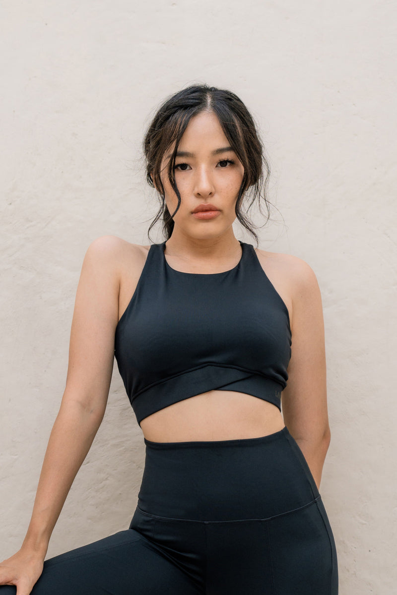 LAICA x Tiffany CROSSOVER BRA BLACK – LAICA Active