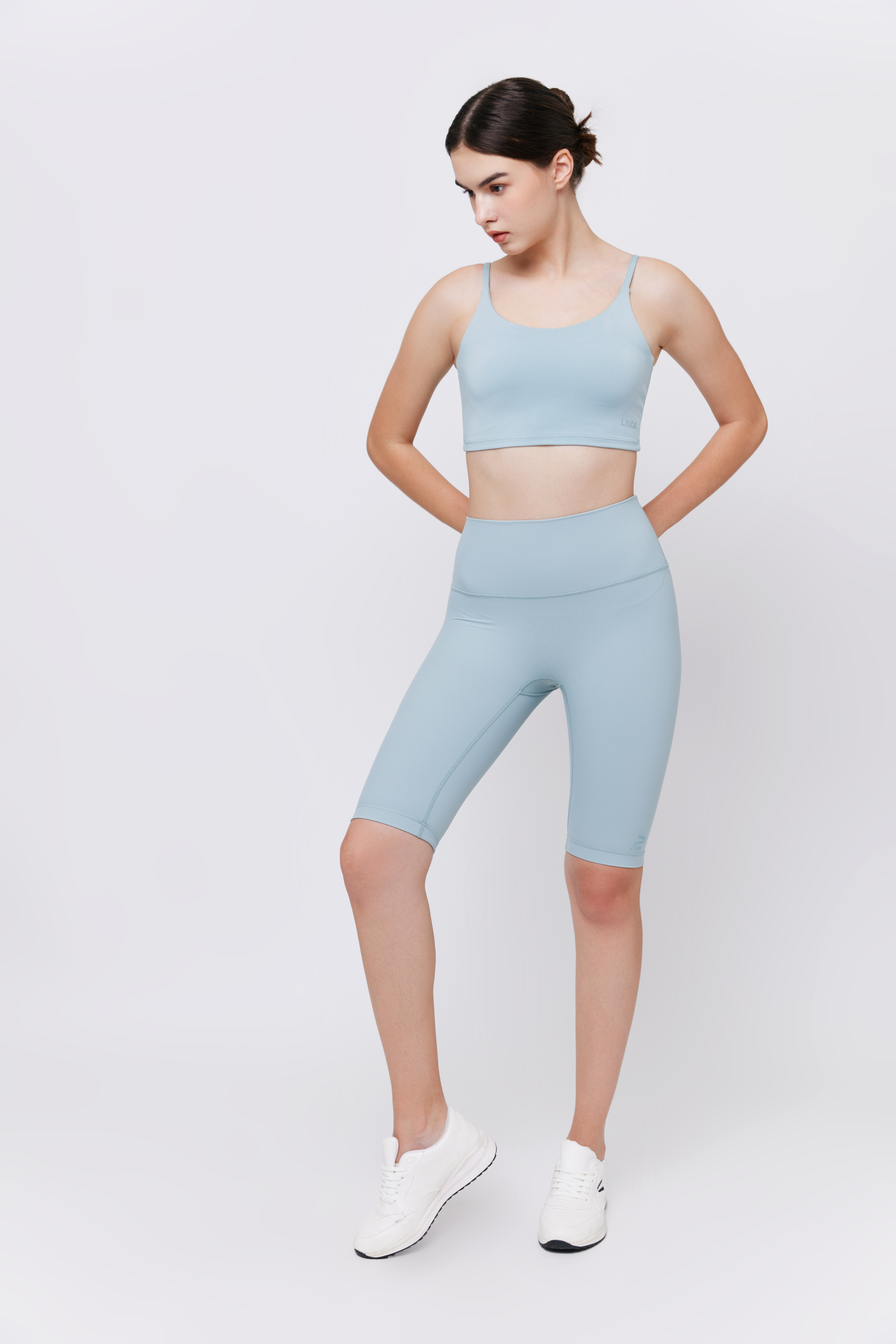 LAICA FLEX Biker Short - Silver Blue