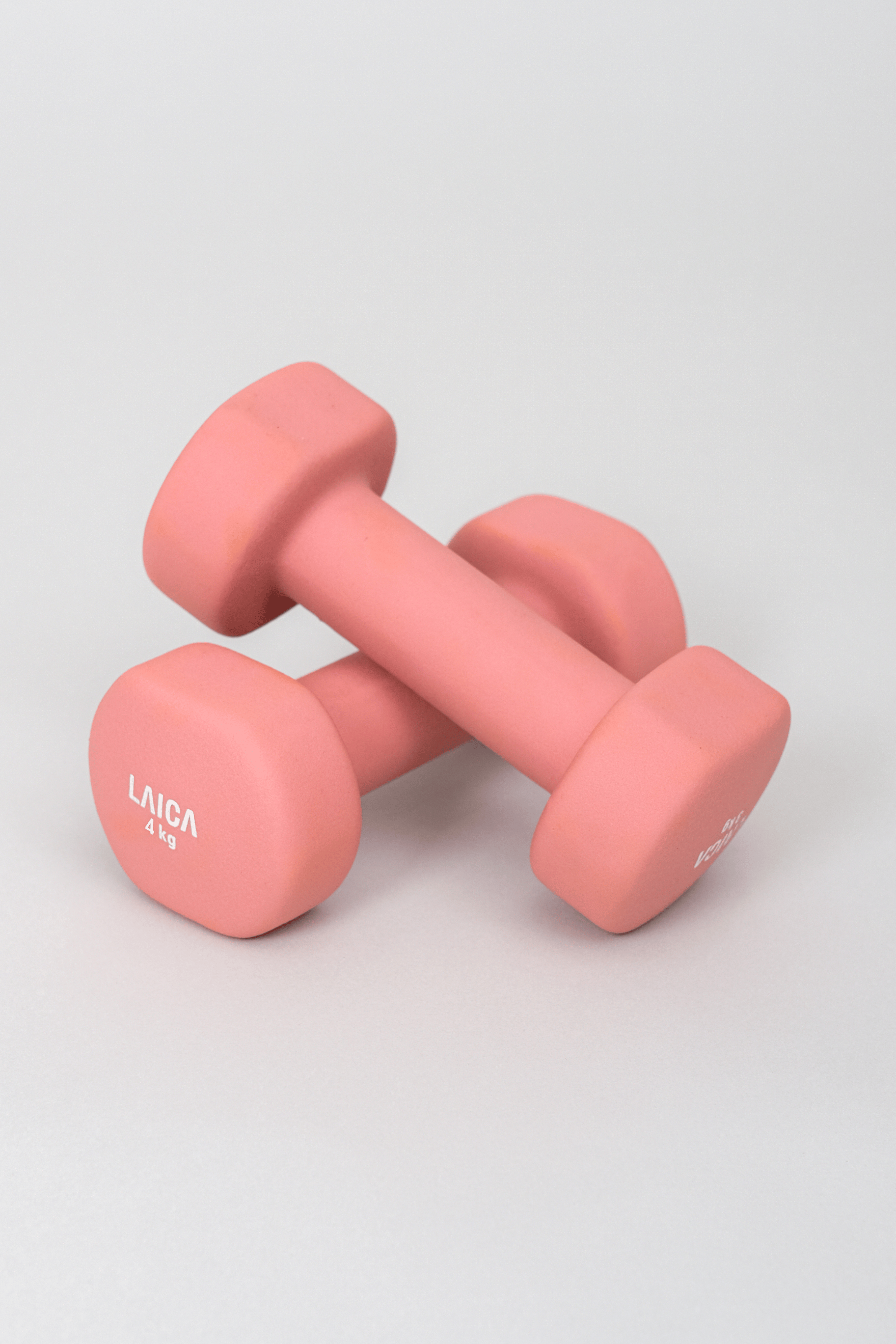 LAICA Non-Slip Dumbbell 4KG - Pink