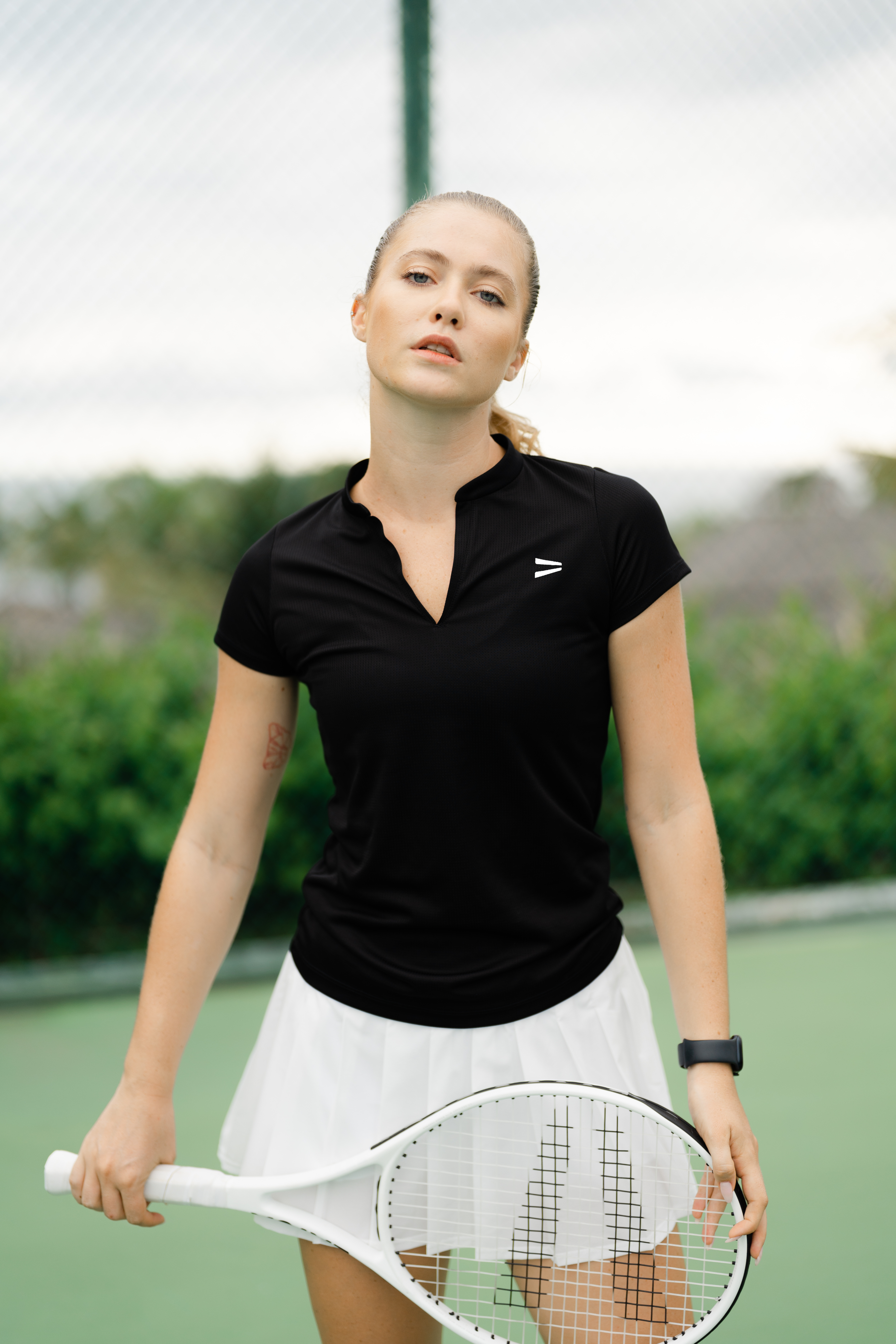 LAICA Tennis Polo Shirt - Onyx