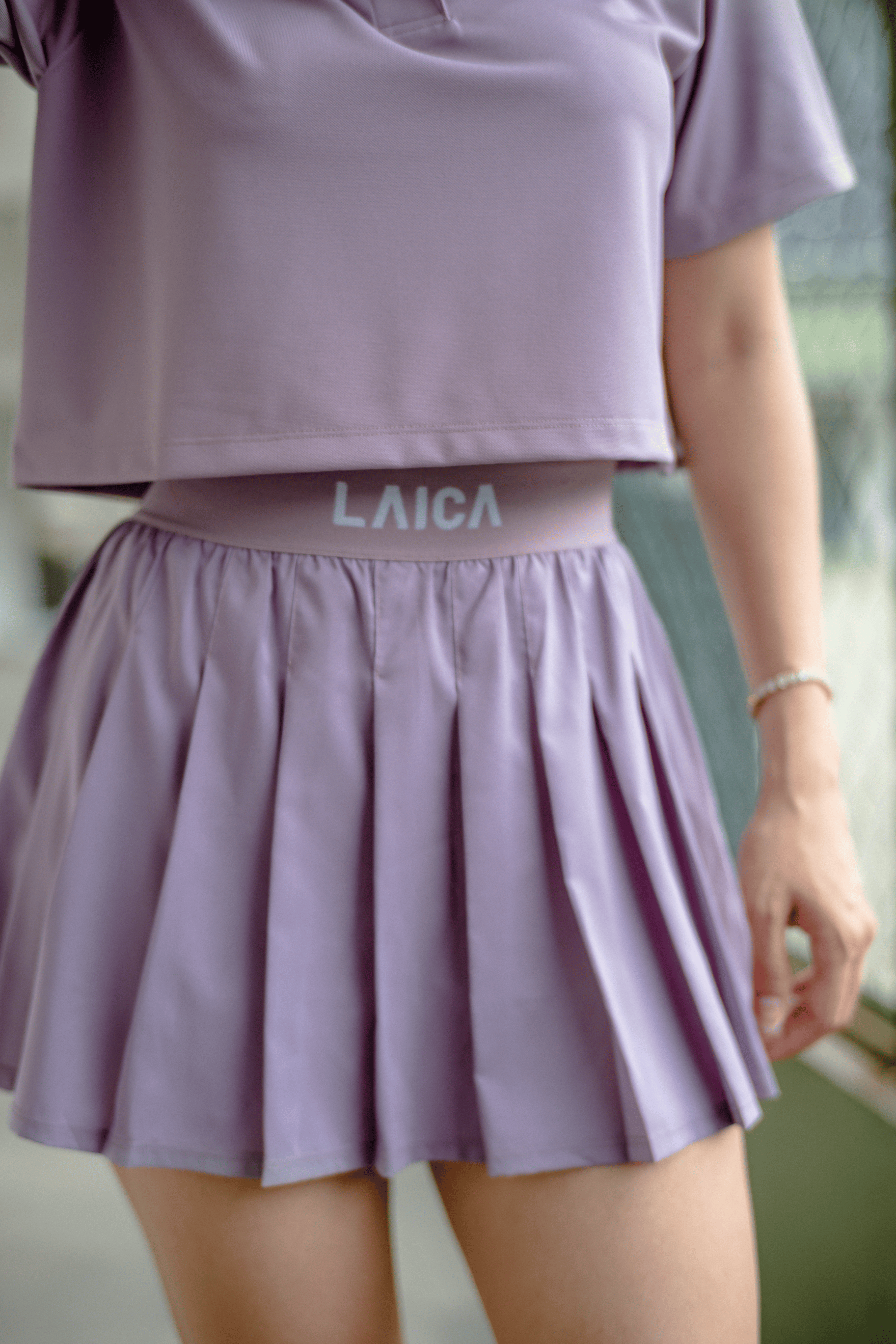LAICA X Ayu Dewi Pleated Skirt - Orchid