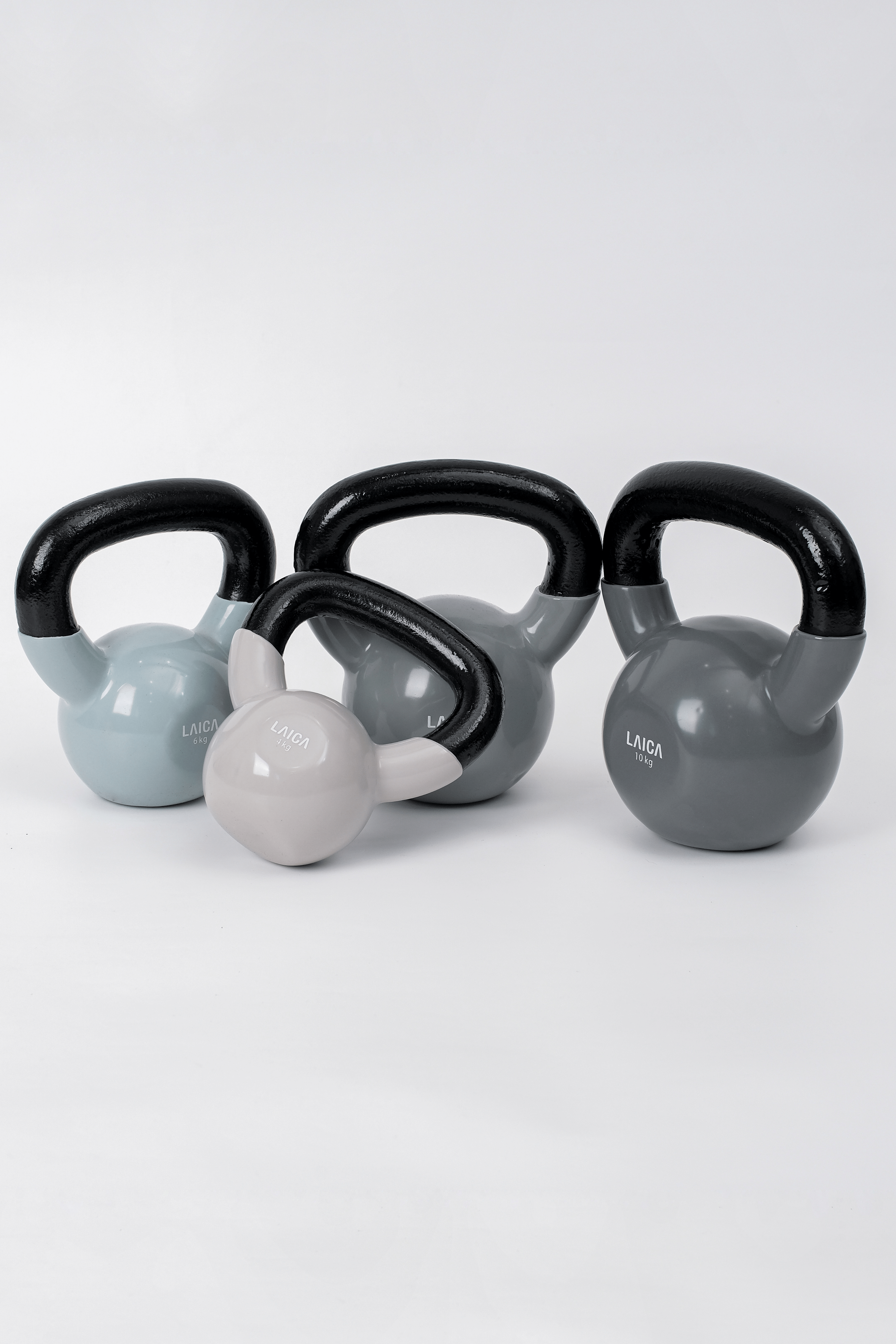 LAICA Kettlebell 10kg - Grey