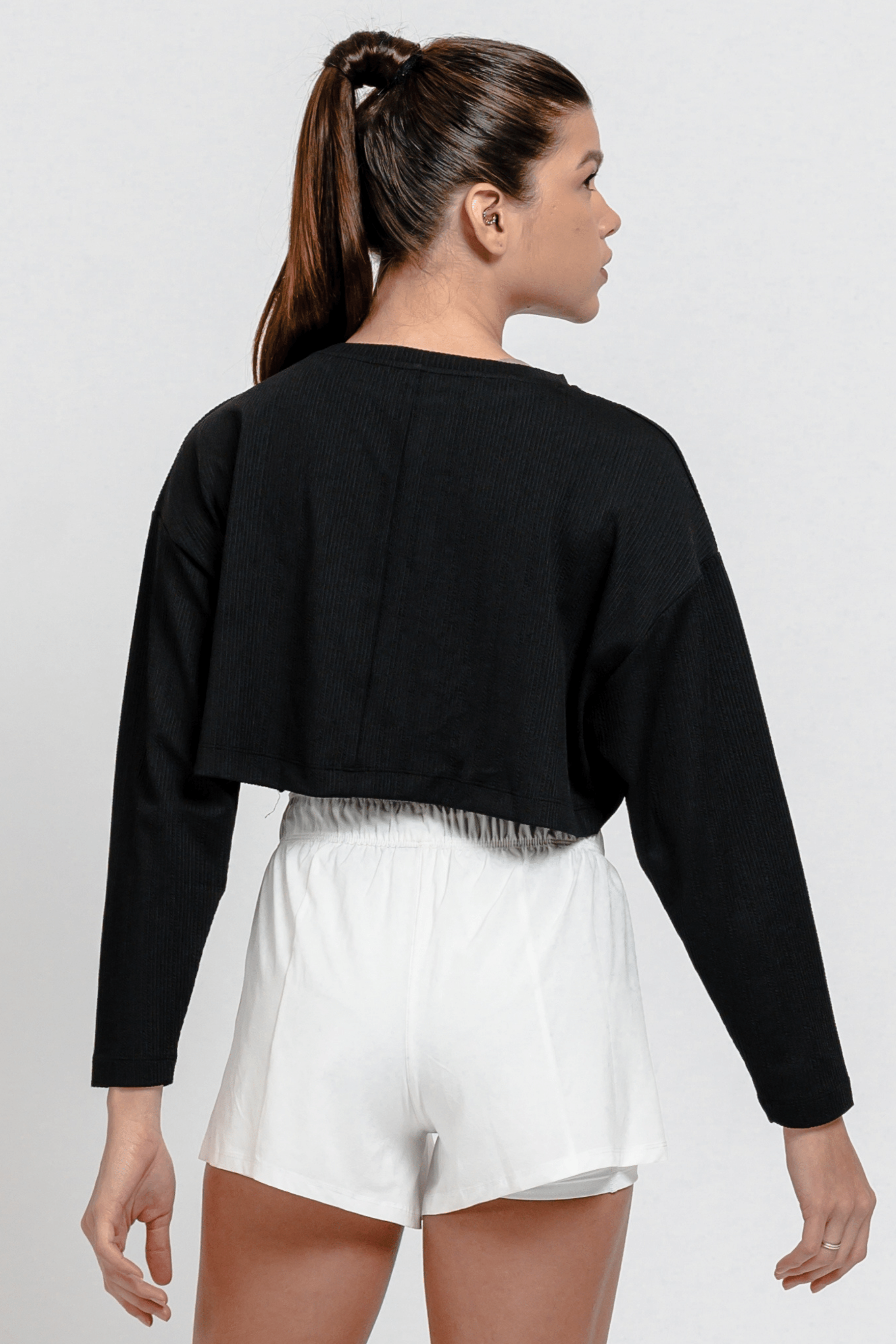 LAICA Crop Sweatshirt - Onyx