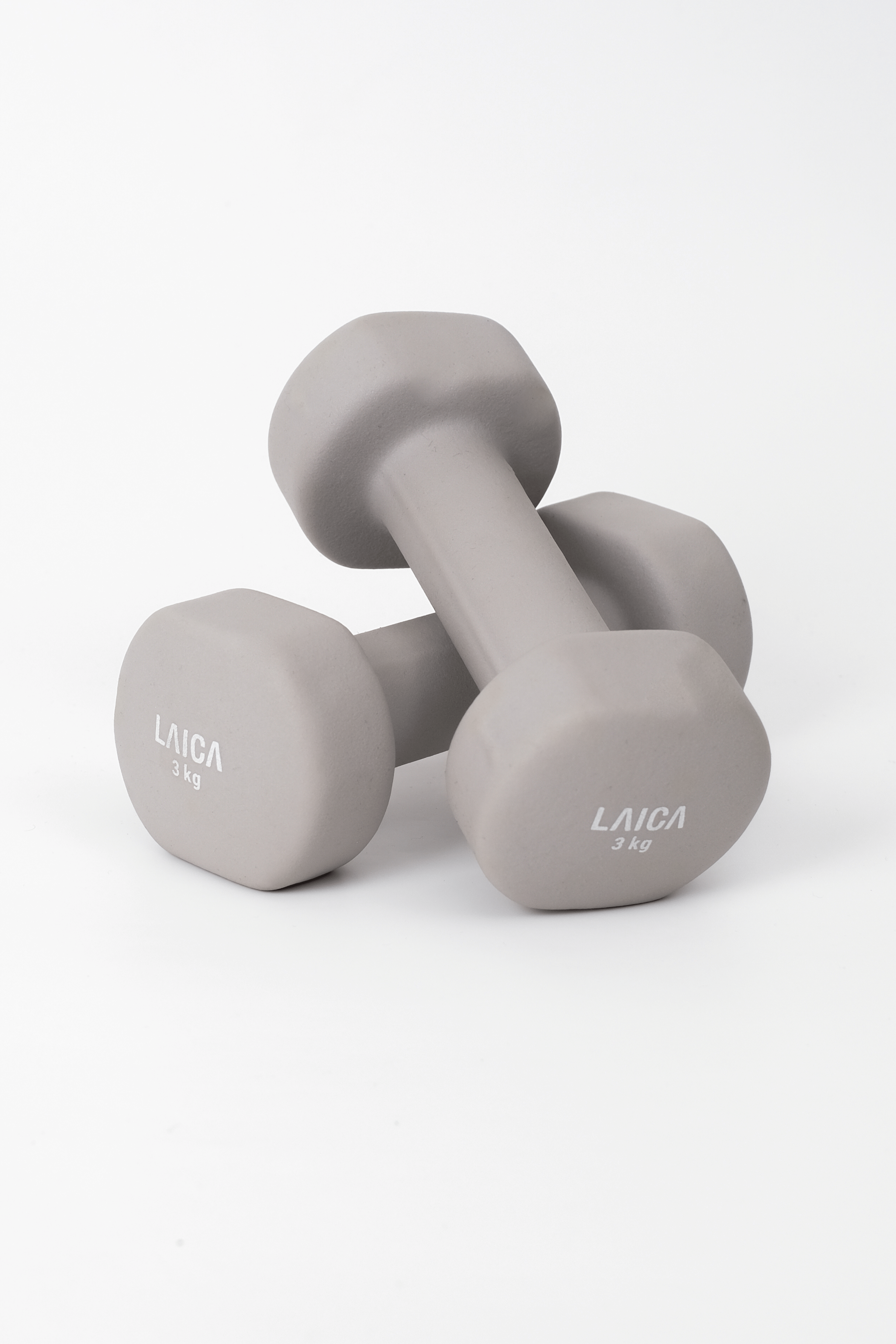 LAICA Non-Slip Dumbbell 3KG - Sand