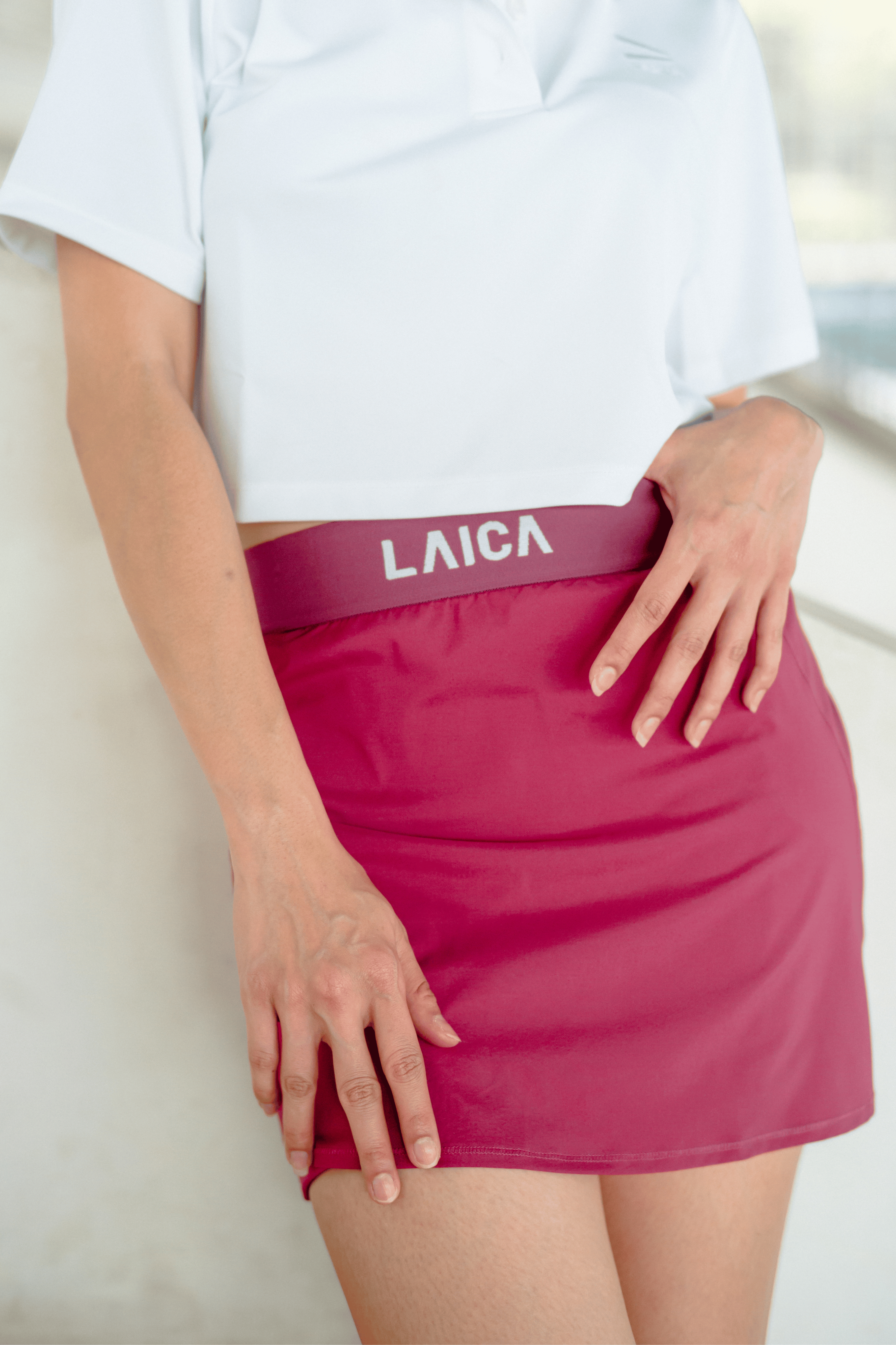 LAICA X Ayu Dewi Tennis Skirt - Sangria