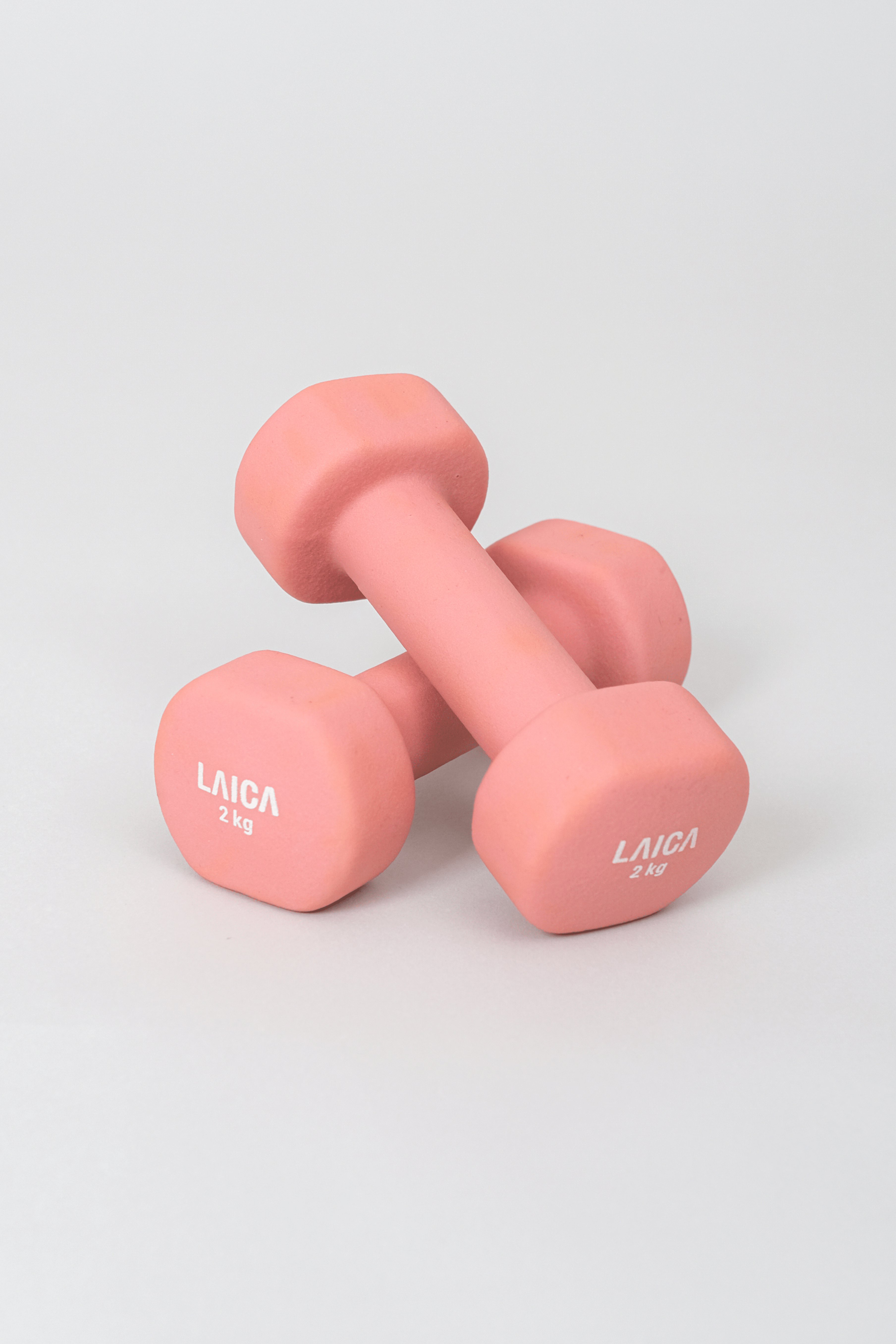 LAICA Non-Slip Dumbbell 2KG - Pink