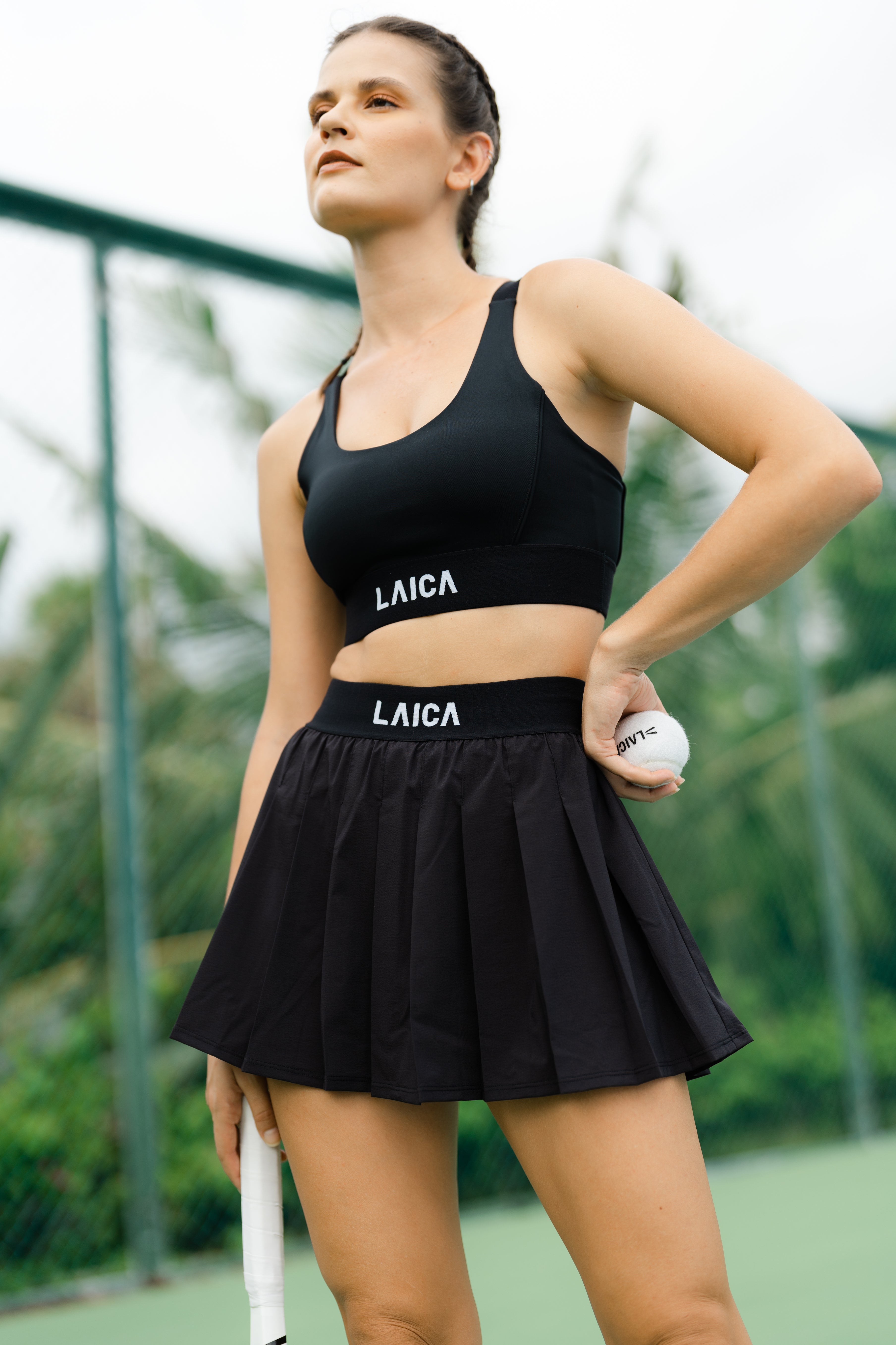 LAICA Pleated Skirt - Onyx