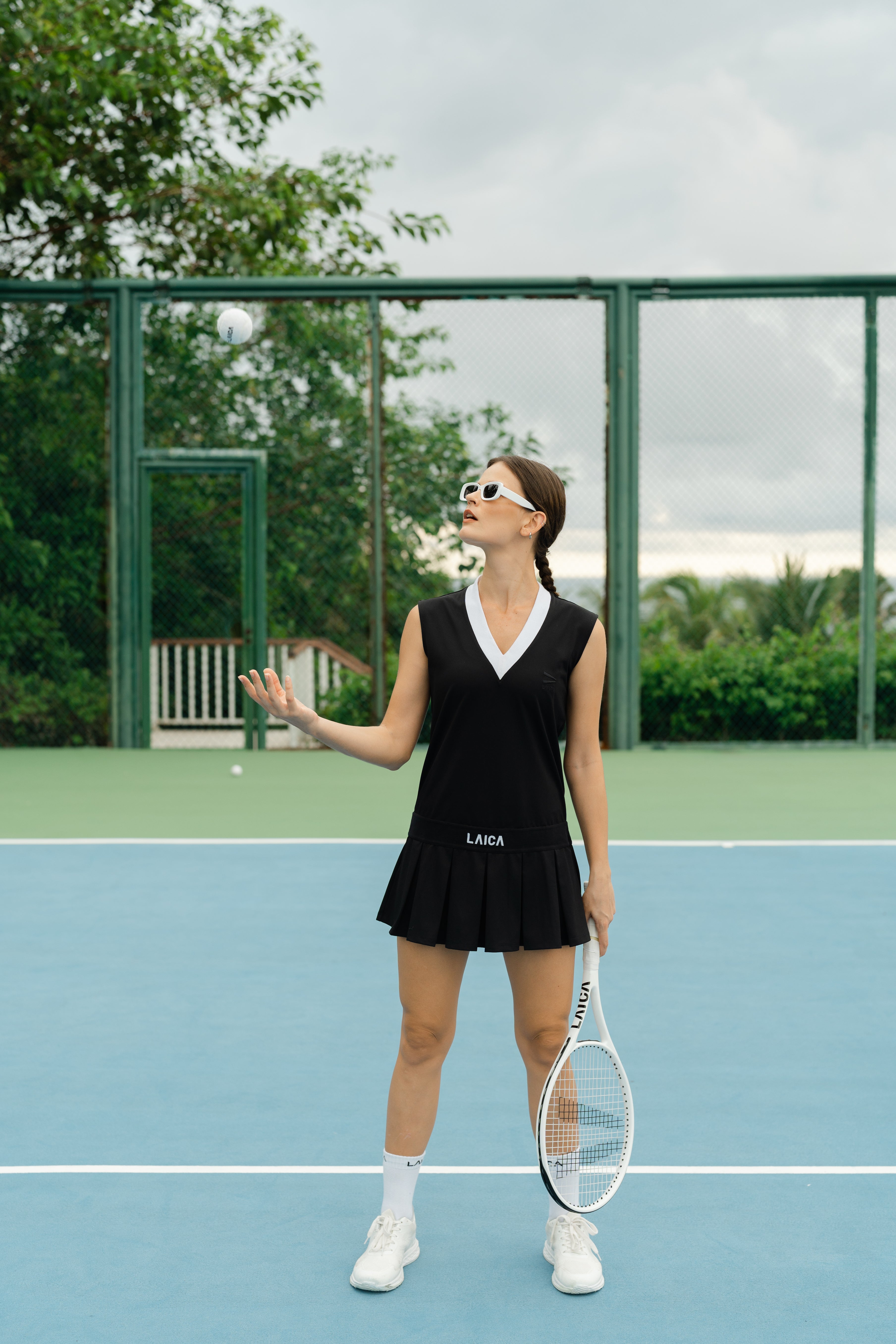 LAICA Tennis Dress - Onyx