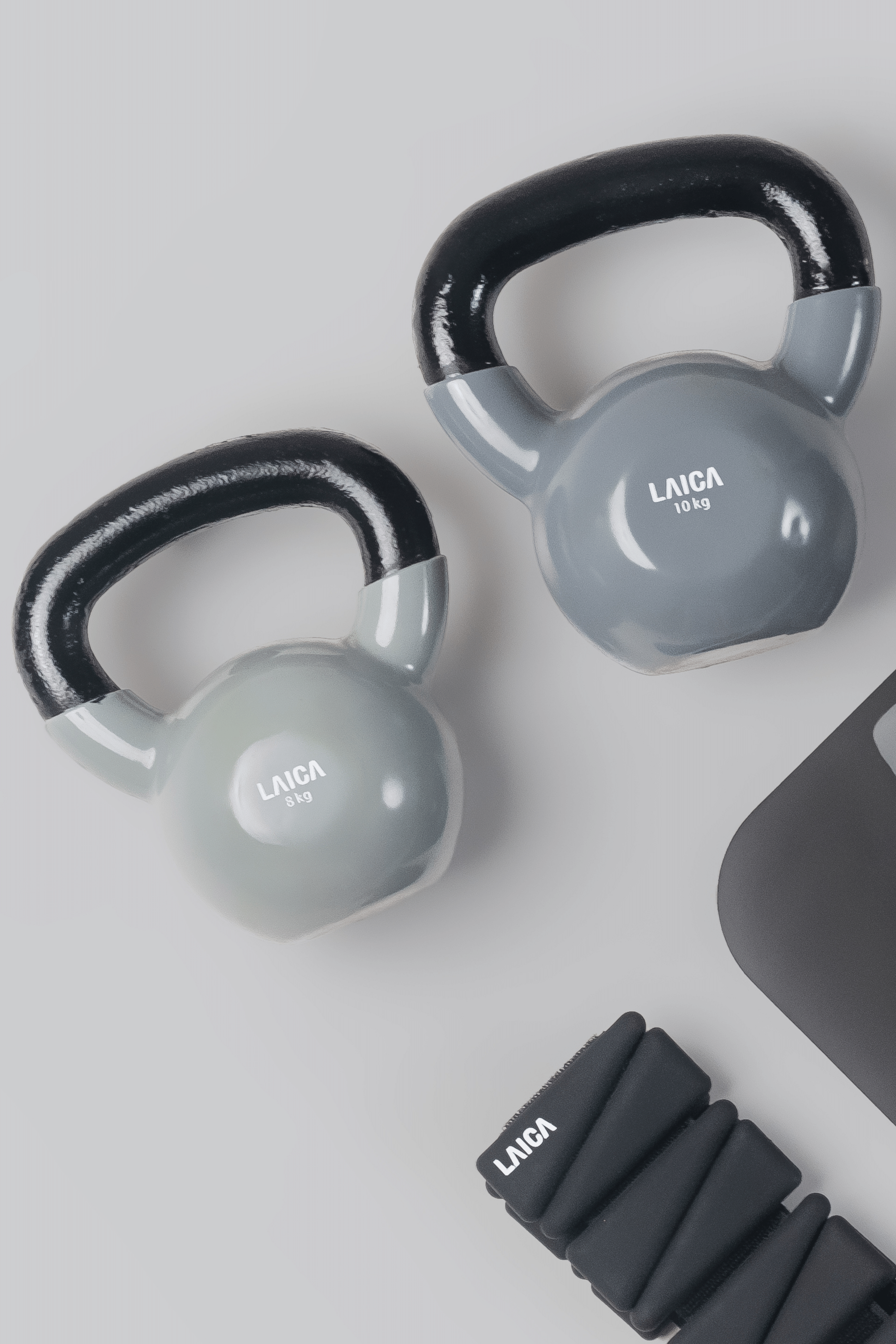 LAICA Kettlebell 8kg - Grey